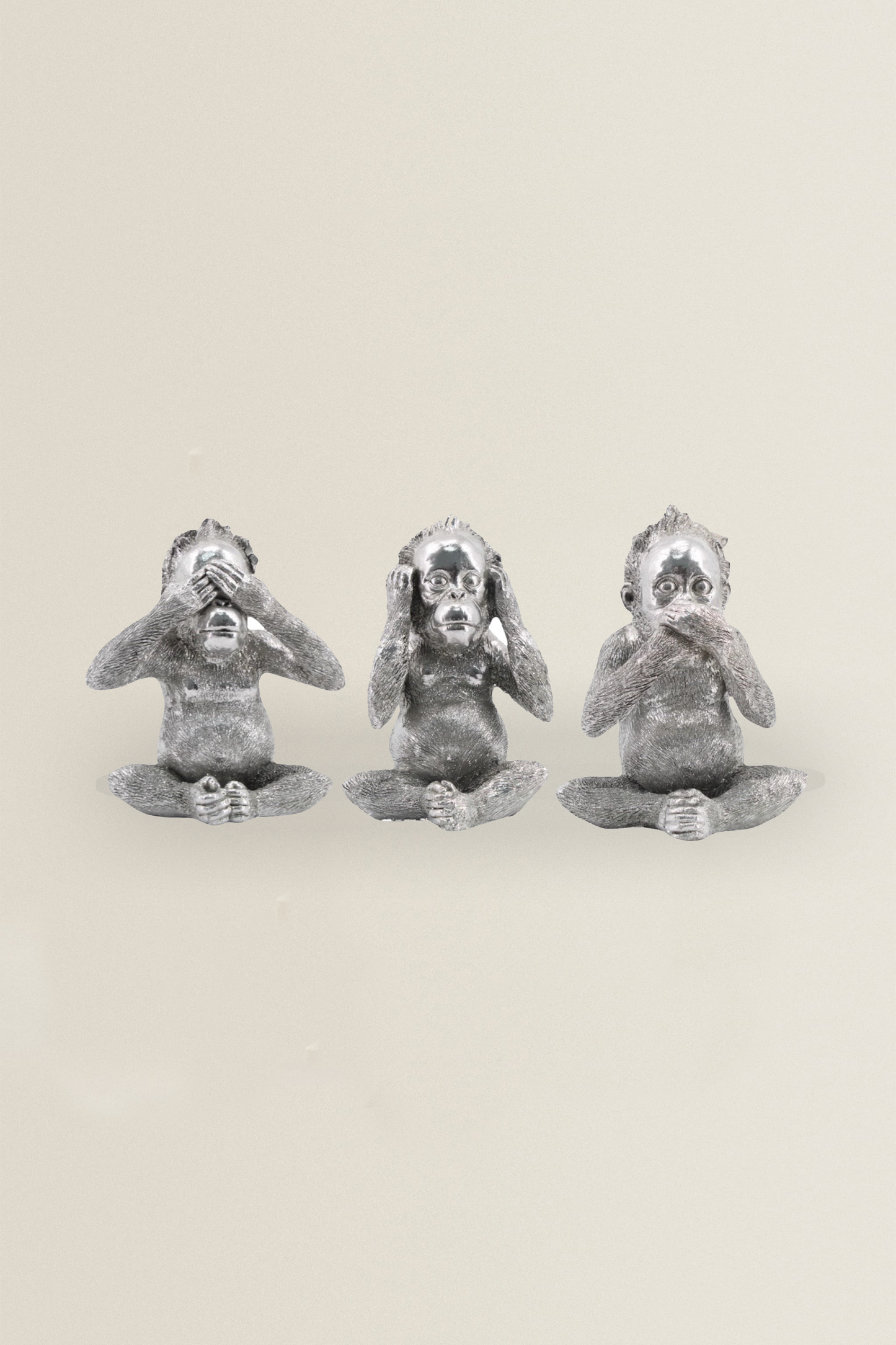 3 Monkeys Silver