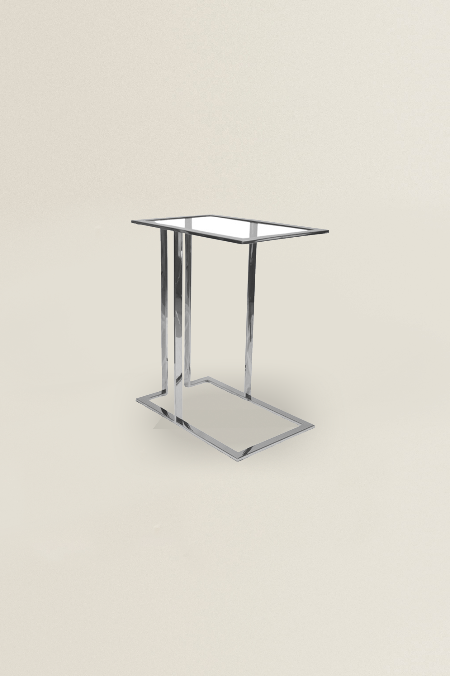 PONY BT010 LAPTOP TABLE SILVER-CLEAR